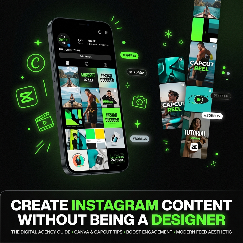 Cómo crear contenido para Instagram sin ser diseñador (Guía 2026)